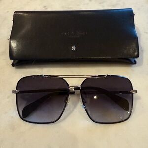 Rag and bone aviator sunglasses.